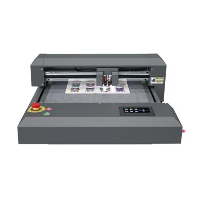 Automatické polohovanie plochého rezača Purcell F3550 s dvojitou čepeľou A3